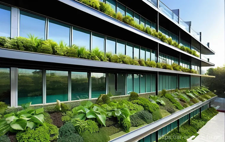 폐기물처리 자격증과 연관된 법률 - **Image Prompt: Sustainable Business Leadership**
    A modern, bright office interior with large wi...