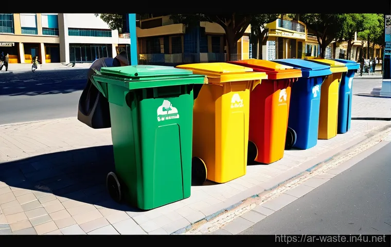 폐기물처리 기사 자격증 시험 후 일상 - **Prompt for "The Challenge and Community Action":**
    "A vibrant, bustling modern city in the Mid...