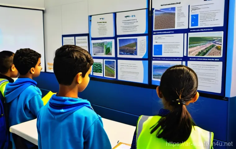 폐기물처리사 자격증 대비 전략 - **Prompt: "An inspiring, dynamic scene inside a large-scale, technologically advanced recycling plan...